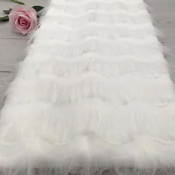 

NEW Latest French net lace fabric 3D flower African tulle mesh lace fabric with beaded high quality african lace fabric YYZ090