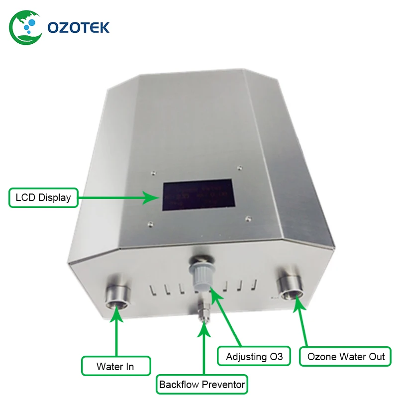 OZOTEK ozonated вода машина TWO004 Озон выход 5000 мг/ч 1,0-3,0 PPM для пищевой промышленности