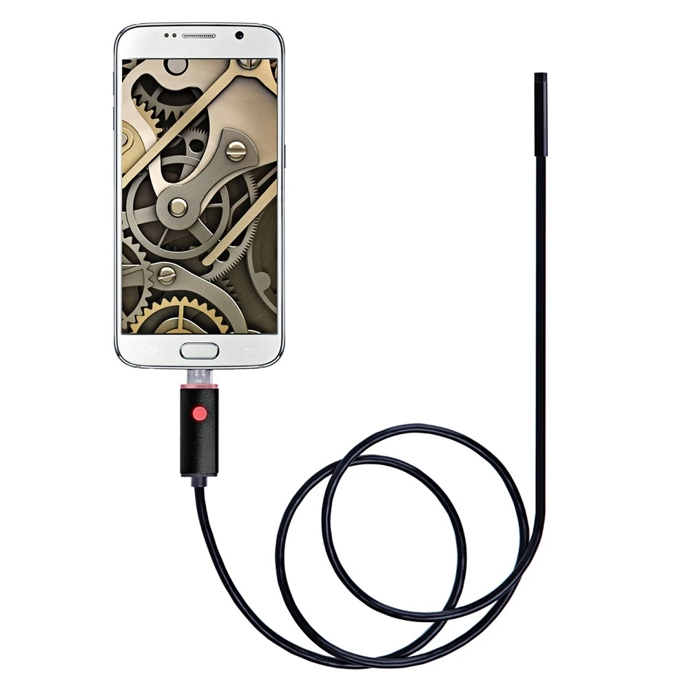 

2M 5M 10M 5.5MM 2-in-1 Inspection Android Micro USB Endoscope Camera Waterproof 6 LED Snake Tube Pipe Wire Camera For Android PC