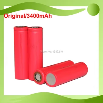 

20PCS/lot Genuine 3.6V 18650 NCR18650BF 3400mAh Flashlight Li-ion battery For Sanyo