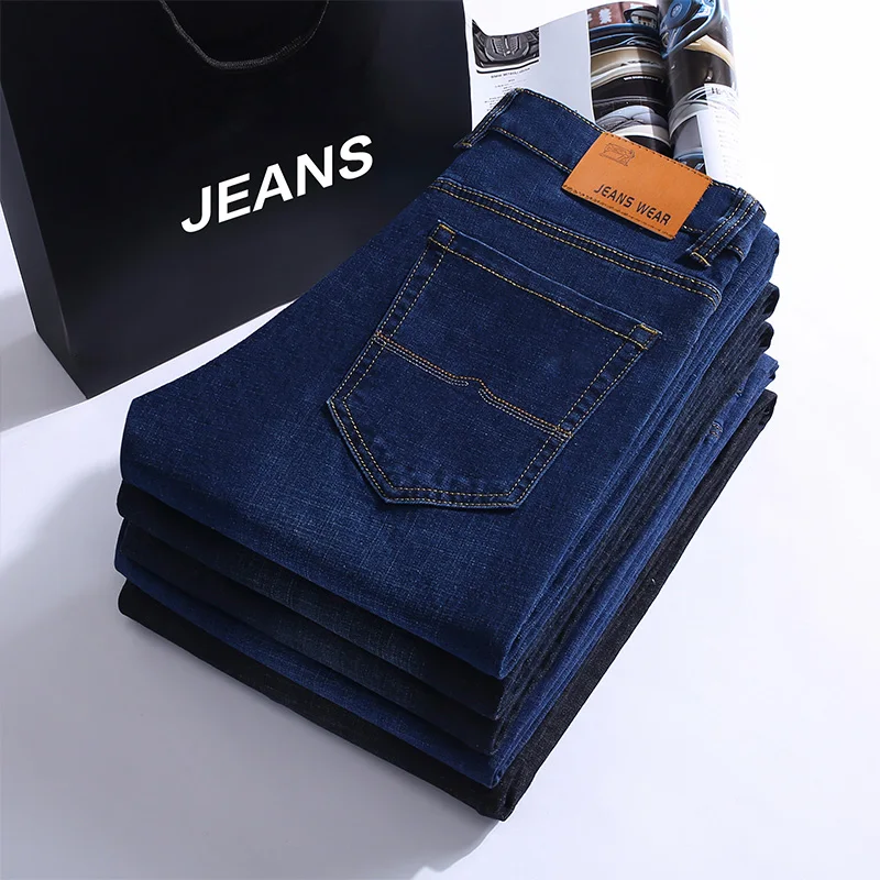 

Male Mens Jeans Men Pants Jean Homme Vaqueros Hombre Blue Black Denim Calca Masculina Clothes For Slimming Fashions Biker Man