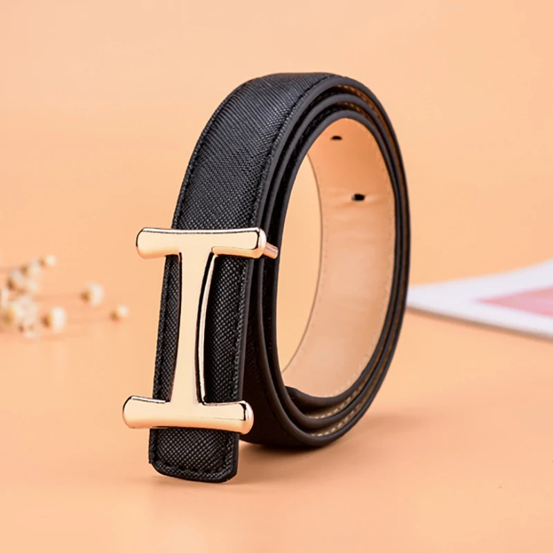 

New Luxury Designer H Belts for Children High Quality Kids Belt Genuine Real Leather H Buckle Strap for Jeans Women