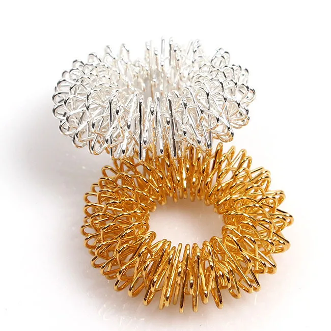 

100 pcs/lot Finger Massage Ring Acupuncture Rings Health Care Body Massager