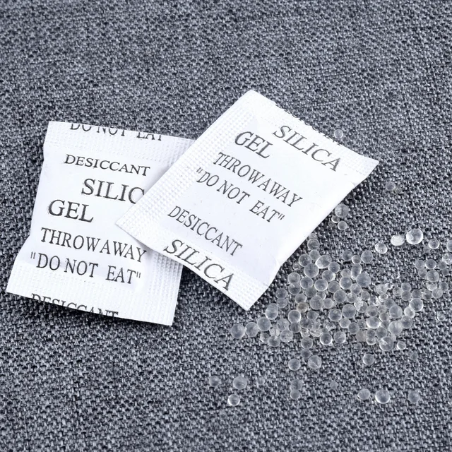 New 50/100Pcs Silica Gel Sachets Desiccant Pouches Drypack Ship Drier Moisture  Absorber Silica Gel Packet