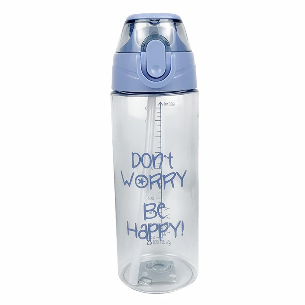 

600ml/750ml Bicycle Water Bottle Drink Plastic Bottle Filter with Straw Bicycle Accessories For Outdoor Cycling Camping Hiking