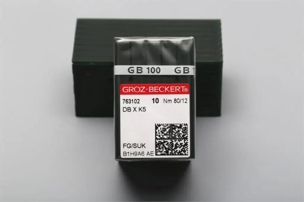 Подлинная Groz Beckert синель Вышивка Иглы DBXK5 DB N20 нм 80/12 для Tajima Barudan китайские