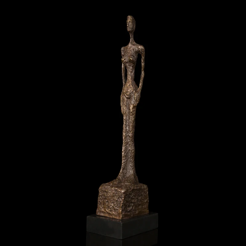 Бронзовая статуя абстрактная знаменитая фигурка ДЖАКОМЕТТИ декоративная статуя скульптура на продажу