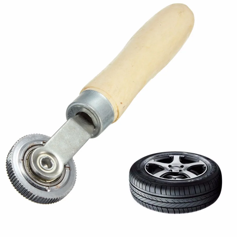 Подшипник деревянной ручкой для ремонта шин трубки патч стежка ролик прокол инструмент для автомобилей Грузовик ремонт трубы инструмент