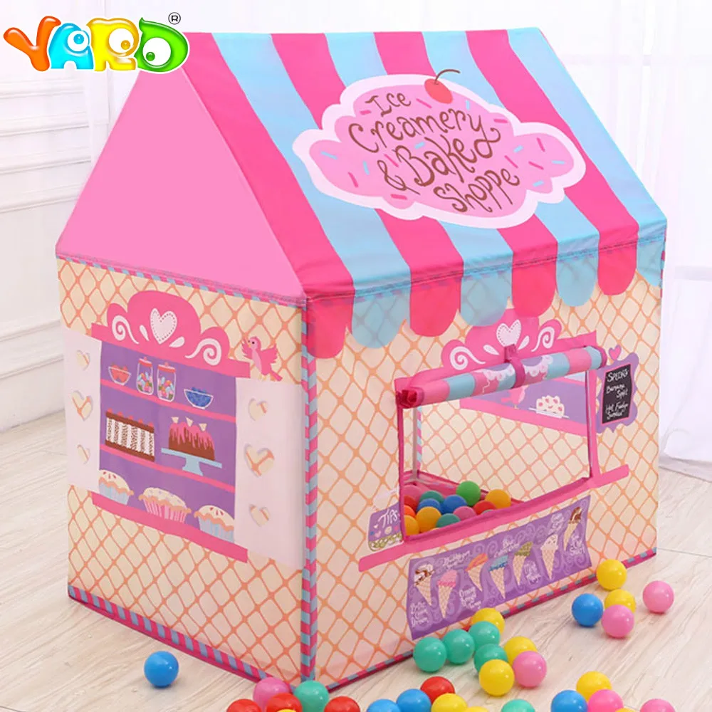YARD children's Tent 100*70*110cm Foldable Outdoor Kid Tent Playhouses