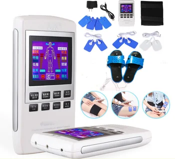 

Health Care Electrical Stimulator Full Body Relax Muscle Massager,Pulse tens Acupuncture with therapy slipper+ 10pads free ship