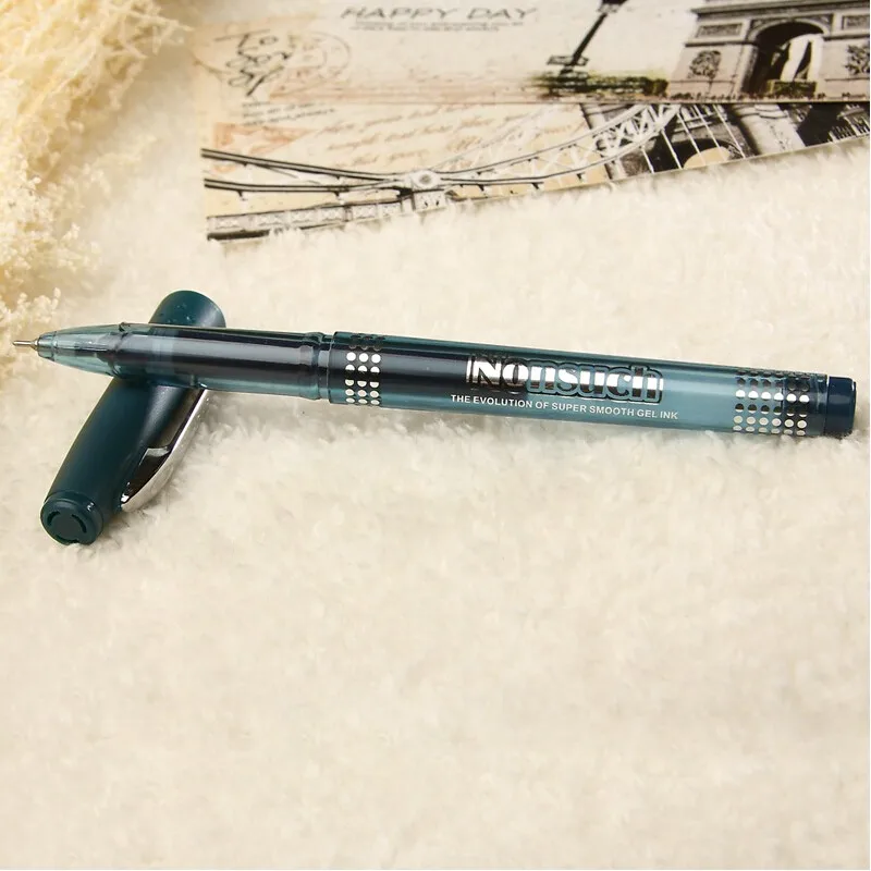 36 шт./партия Baoke 0,5 мм пластиковые синие Черные чернила гелевая ручка, знак ручка доктор ручка для рецептов авторучка