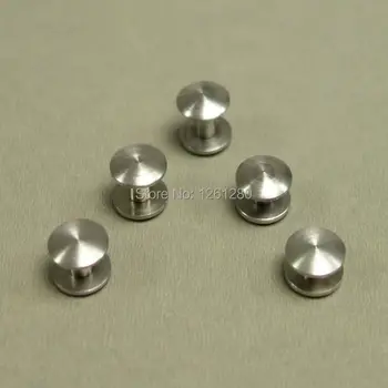 

free shipping arc style 10*4*4mm fastener wallet bag screw stainless steel belt Rivet diy handmade clothes leather hardware part