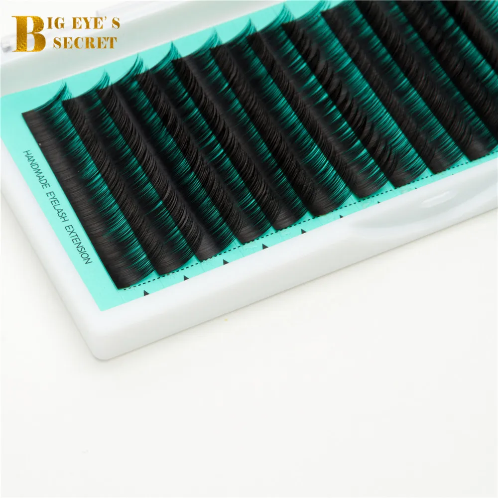 Big Eye's Secret J B C D L Curl synthetic mink artificial Fake False Eye Lash Individual Eyelashes Extension free shipping