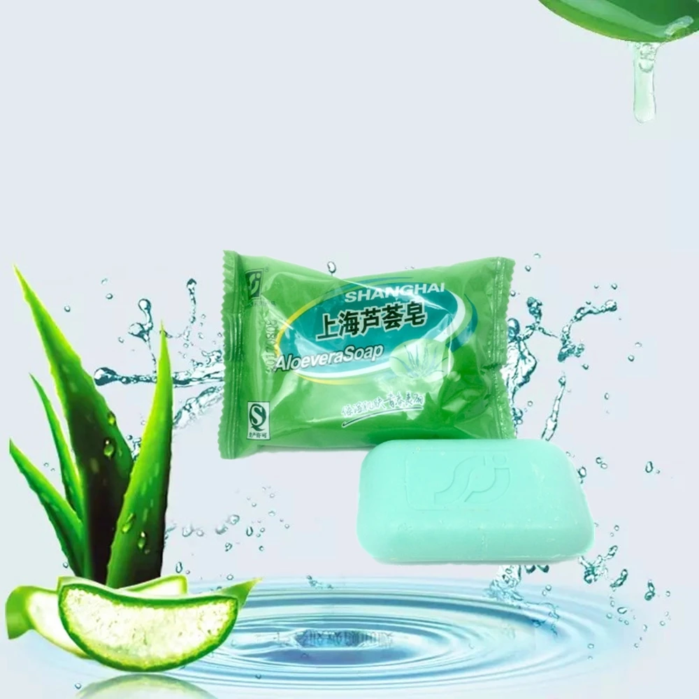 

High quality Natural ALOEVERA Soap Skin Conditions Acne Psoriasis Seborrhea Eczema Anti Fungus 85g