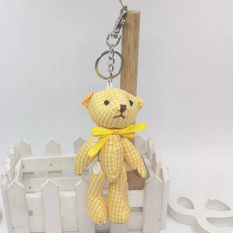 11cm cloth small-grid joint bear 13
