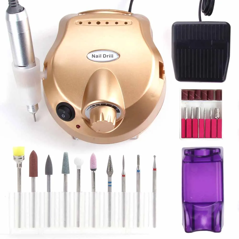 

Manicure Vacuum Cleaner Rotate Burrs Ceramic Cutter Nail Polish Remover Electric Manicure Milling Machine Apparatus Tungsten Fil