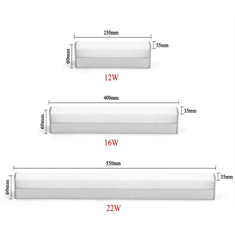 Светодиодный настенный зеркальный светильник 12 Вт 16 Вт 22 Вт Водонепроницаемый светодиодный зеркальный светильник для ванной комнаты Настенные светильники современный настенный светильник для спальни