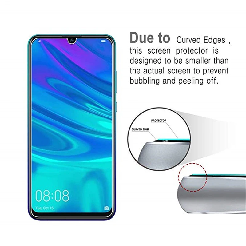 2 шт закаленное стекло для huawei p smart протектор экрана psmart стекло на huawei p smart защитная пленка 6,2"