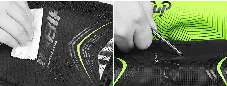 Clearance INBIKE Waterproof Bike Bag Large Capacity Handlebar Front Tube Bag Bicycle Pocket Shoulder Backpack Cycling Bike Accessories 11