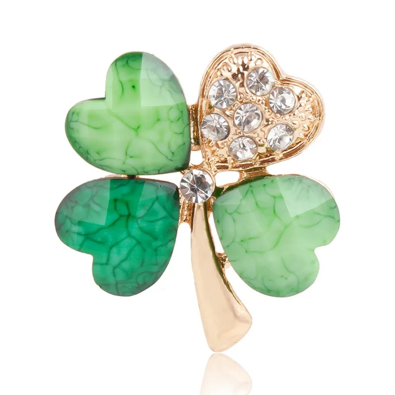 Buy WEIMANJINGDIAN Light Green 4 Leaf Clover Crystal