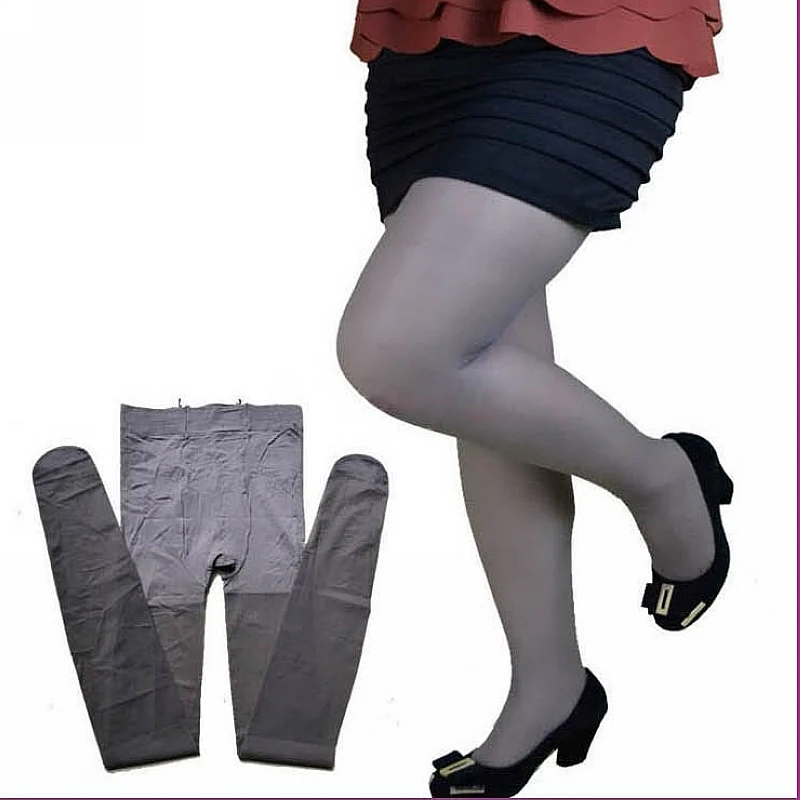 Женщина 40D размера плюс колготки, чулки шланг, двойной блеск колготки леггинсы pantis medias белье