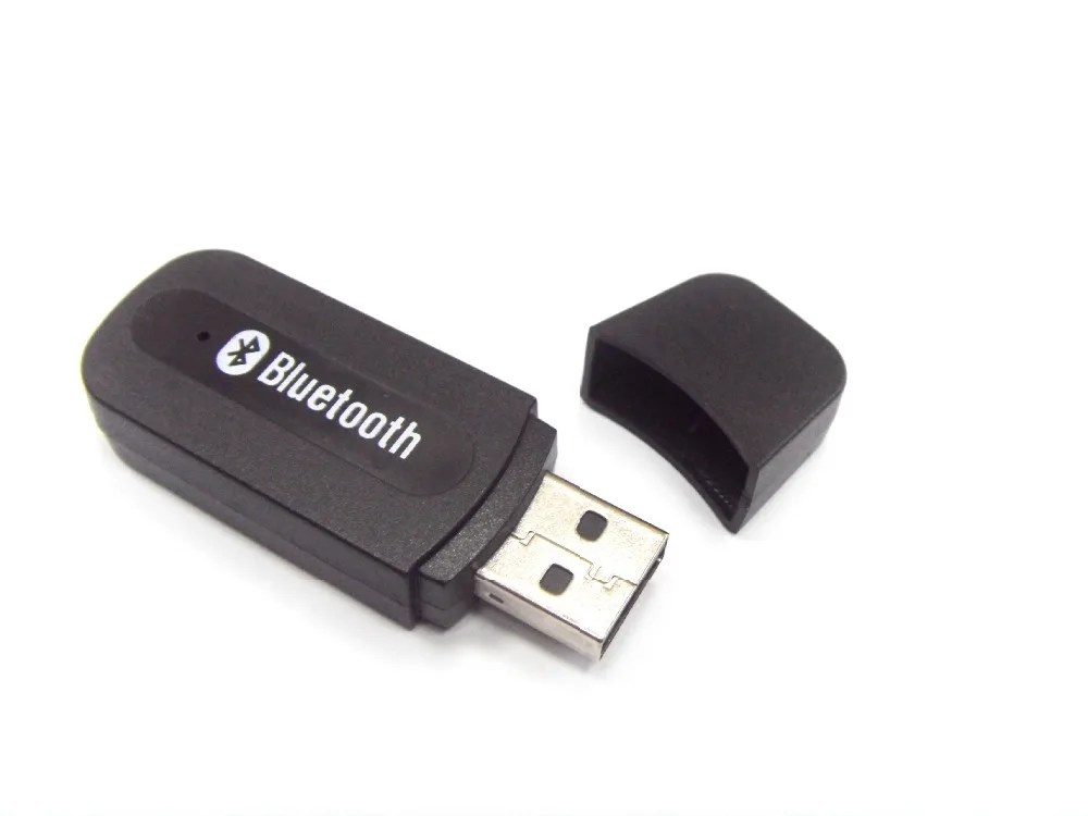 

New 2 IN 1 AUX Bluetooth V4.0 Audio USB Dongle Adapter A2DP Bluetooth Music Receiver up to 10Mbps for U disk Speaker