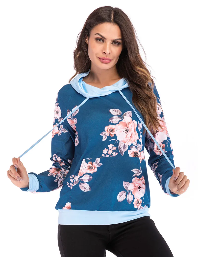 floral design hoodies