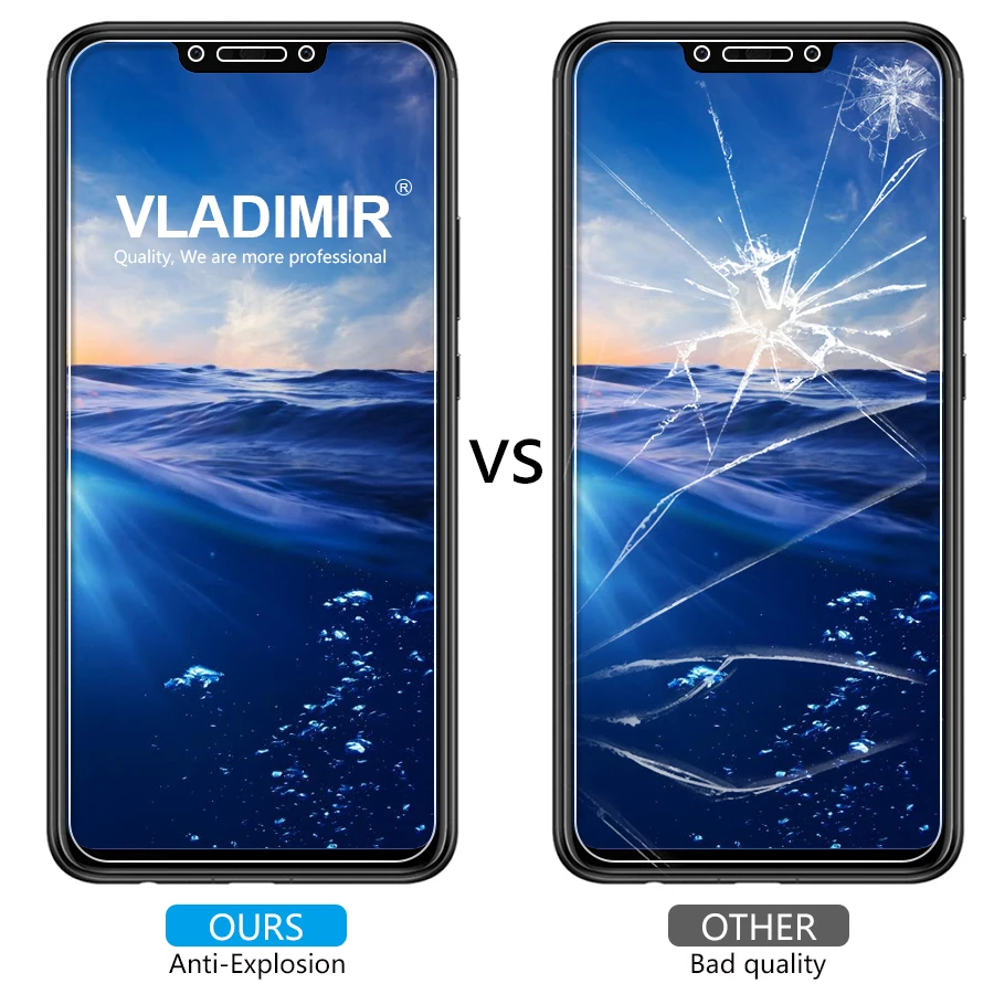 Vladimir 9 H 2.5D не полное покрытие закаленное стекло для huawei Nova 3 3i Защитная пленка P Smart