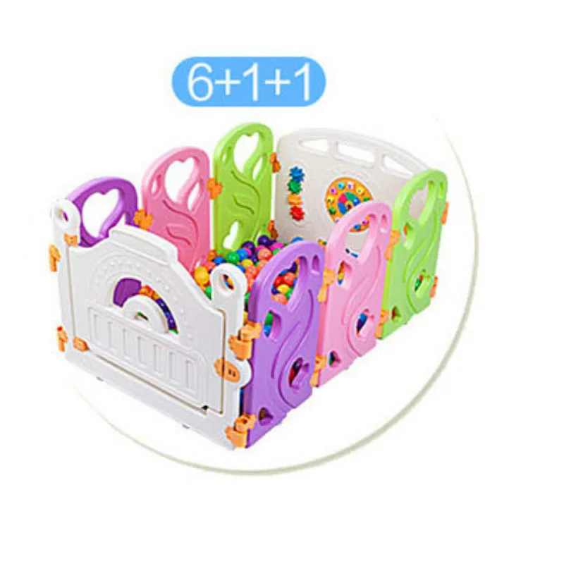 New Listing Children's Fence Baby Crawling Game Safety Fence Children's Fence baby play yard toys for children - Цвет: A