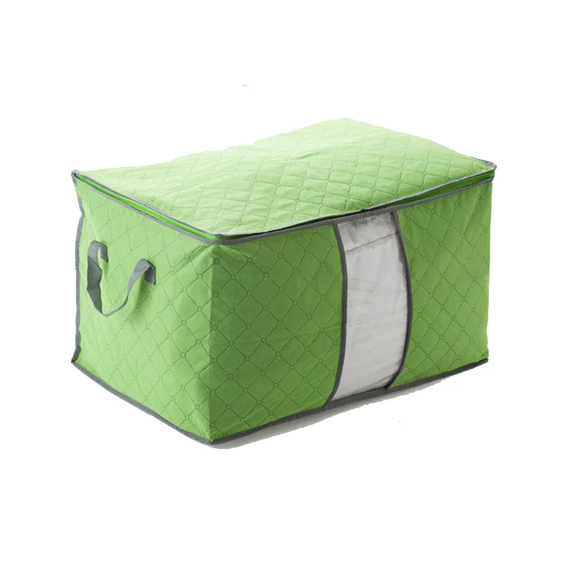 2pcs/bag Foldable Dust proof Storage Bag Blanket Closet Quilt Storage Bags Cases Clothes Bedding