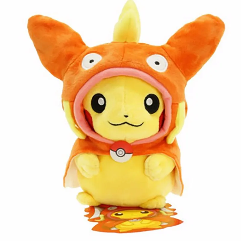 25 см Lucario Magikarp Cos Pikachu Косплей Mega Charizard gyrados чучела животных куклы детские игрушки детские плюшевые куклы