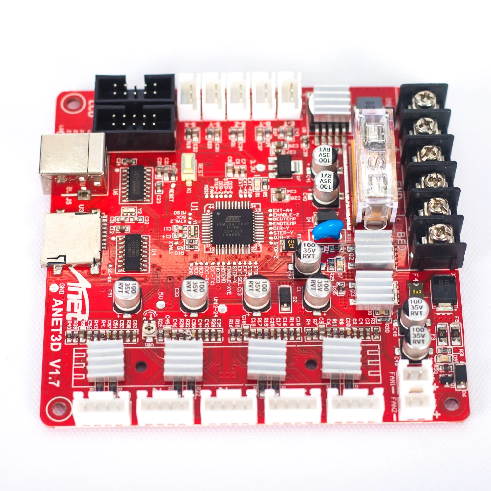 Продажа 1 шт. Anet 3d принтер Плата управления для Anet A8 A6 A3 A2 3d принтер Reprap i3 3d принтер части материнская плата 4 цвета