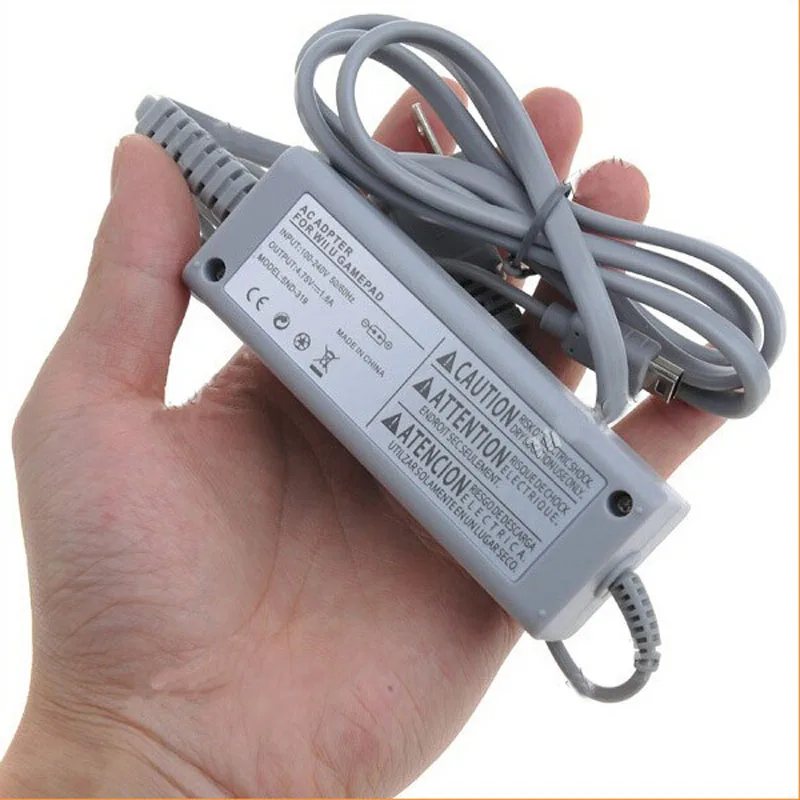 US/EU Plug 100-240V Home Wall Power Supply AC Charger Adapter for Nintendo WiiU Wii U Gamepad Controller joypad