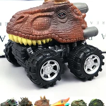 6 шт 6 стилей высокое качество детский день подарок игрушка динозавр модель мини игрушка автомобиль назад автомобиля подарок грузовик хобби