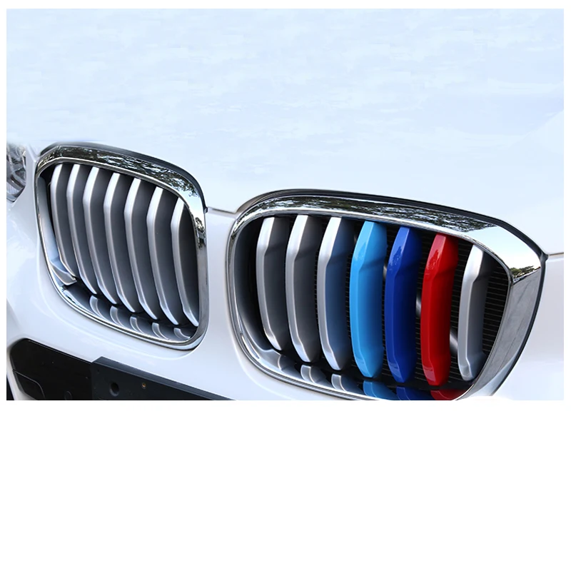 

Lsrtw2017 Abs Car Middle Net Front Grill Trim Strip for Bmw X3 X4 2018 2019 2020