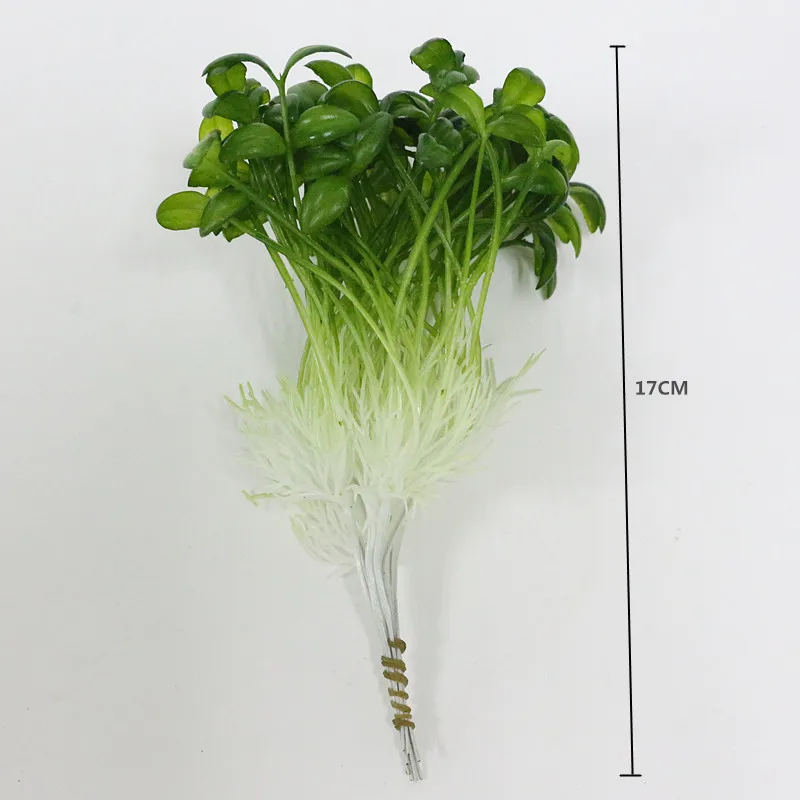 Flone Mini Artificial Plastic Plant Simulation Little Sapling Fake Plant Flower Home Party Office Garden Decor Plant (7)