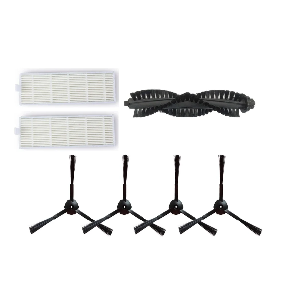 

1* Main Brush+2* HEPA Filter+2* Sponge+4* Side Brushes for ILIFE a4s Robot Vacuum Cleaner Parts chuwi ilife a4s accessories