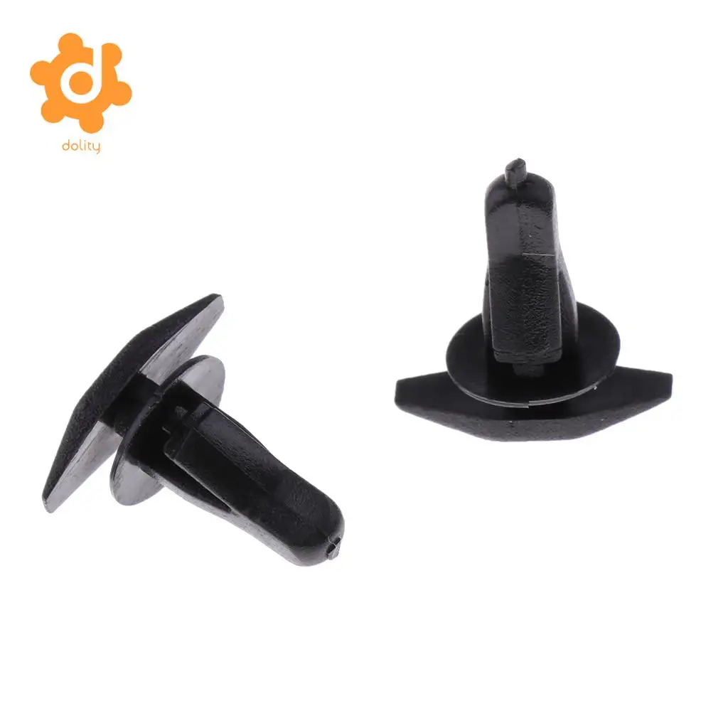 dolity 100 Pieces Car Door Sealing Strip Trim Panel Rivet Fastener 7.8mm Hole