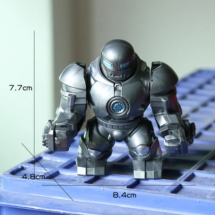 

20PCS Super Heroes Iron Monger Avengers Figures Iron Man Hulk Buster Whiplash Bricks Building Blocks For Children Toys