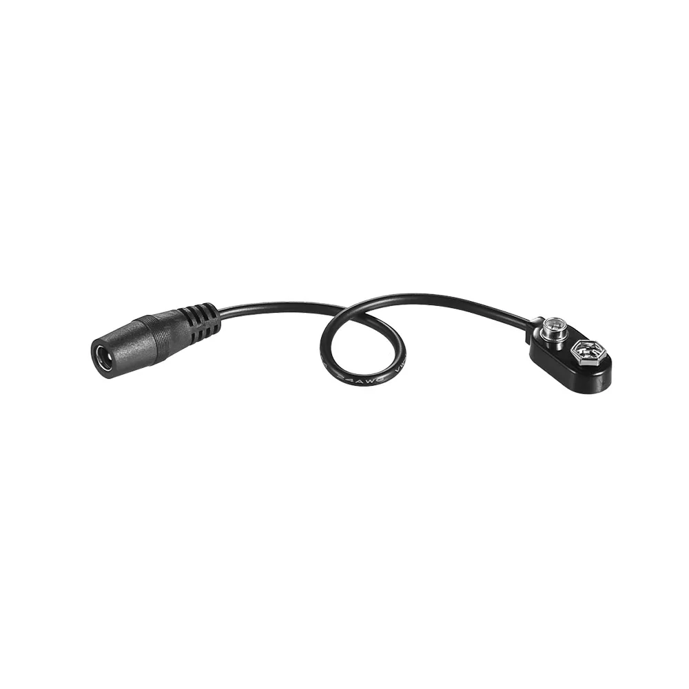 Зажим для аккумулятора 9 В разъем 2 1 мм * 5 гнездовой штекер гитарного эффекта