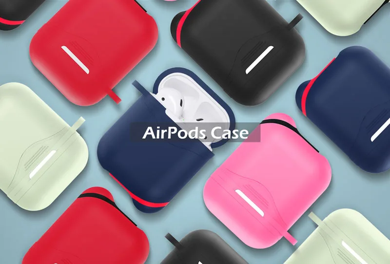 XSDTS силиконовый чехол для Apple Airpods 1 2 чехол для наушников чехол для зарядки s крышка светится в темноте с заглушкой от пыли