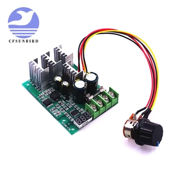

CFsunbird 5set Digital display PWM DC motor speed controller display 0~100% adjustable drive module 6V12V24V36V48V60V Max30A