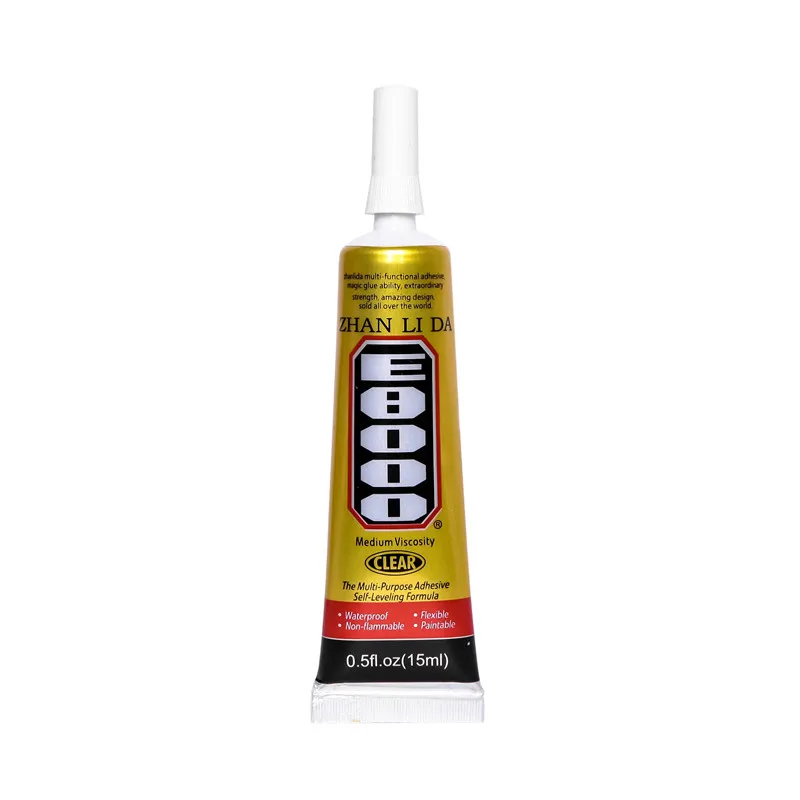 20Pcs 15ML E8000 Epoxy Resin Glue Super Touch Screen Adhesive E-8000 Jewelry Ceramics Stone Fabric Textile Plastic Craft Rubber |