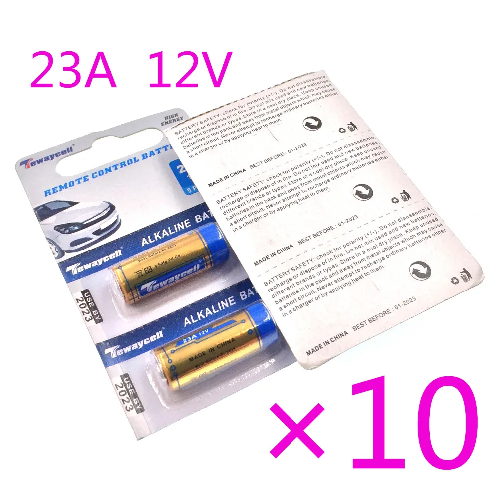 Kedanone новых малых Батарея 10 шт. 23A 12 V 21/23 A23 E23A MN21 MS21 V23GA L1028 сухая щелочная батарея