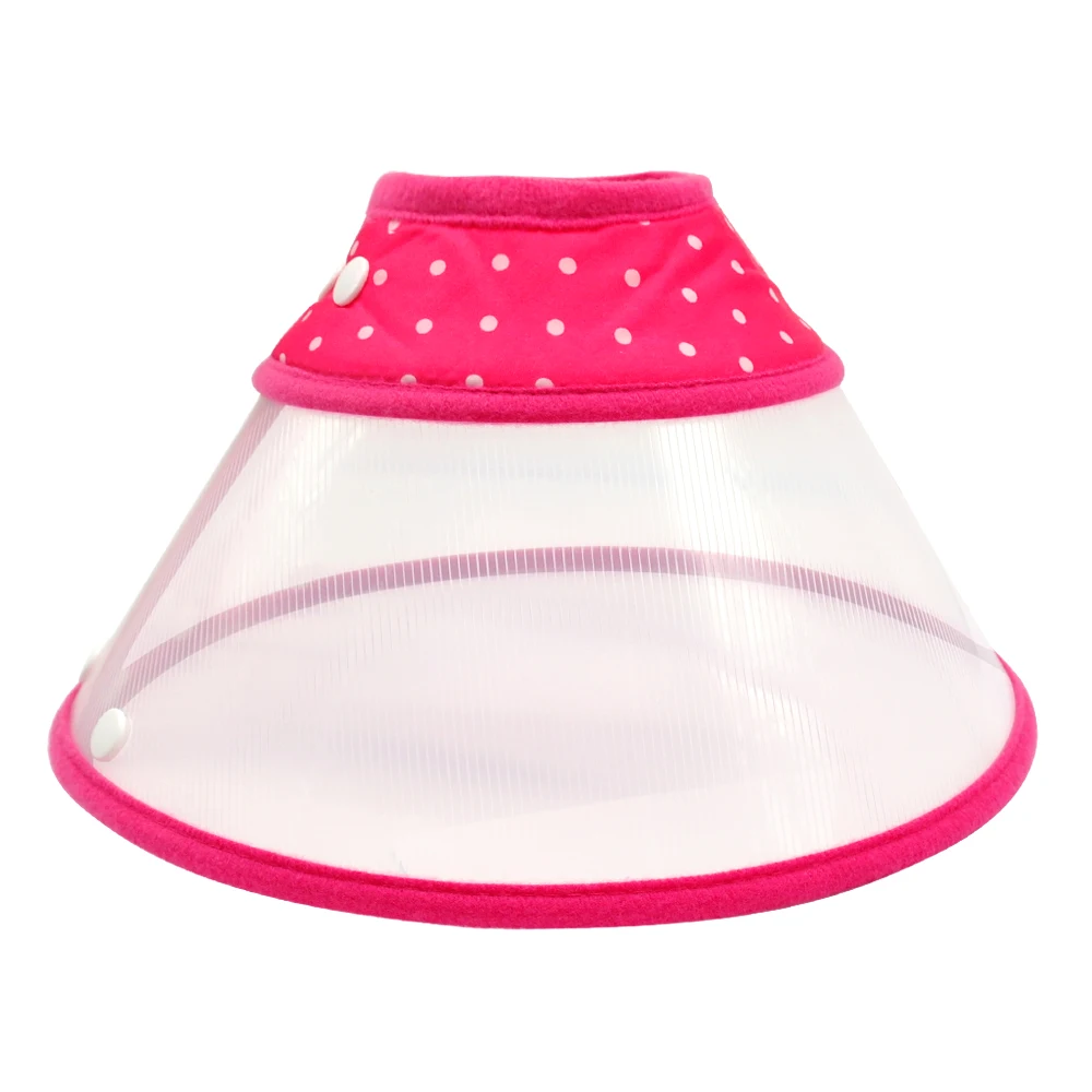 Медицинские ошейники для собак и кошек удобные пластиковые Ati-Bite Lick Healing Recovery e-ошейник защитный для маленьких средних и больших питомцев - Цвет: Pink
