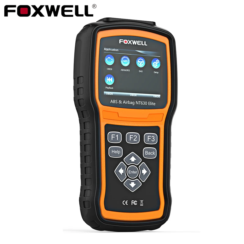 Автомобильный сканер FOXWELL NT630 Elite OBD2 ABS SRS Airbag SAS Reset Code Reader ODB obd2 автомобильный