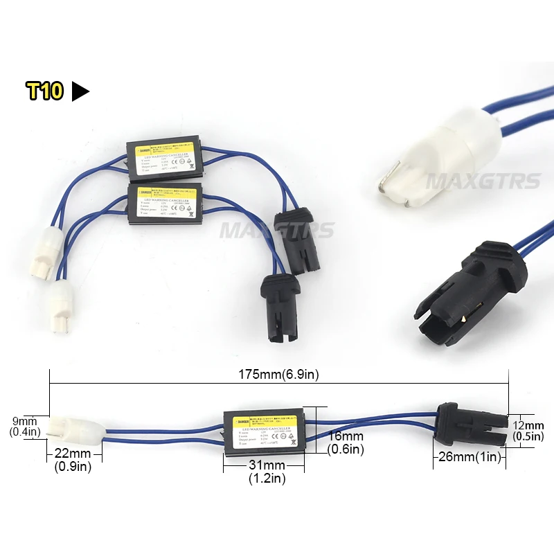 2X T10 W5W 1156 1157 BAY15D/P21/5W Предупреждение ждающий безошибочный подавитель резистор с