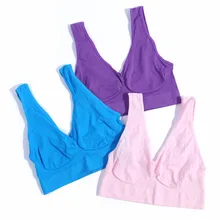 3 шт./компл. пикантные тонкие Слои спортивные бюстгальтеры Для женщин Сексуальная Йога Рубашка Мягкий Спортивный Бюстгальтер Push Up Беспроводной Топы Корректирующее белье