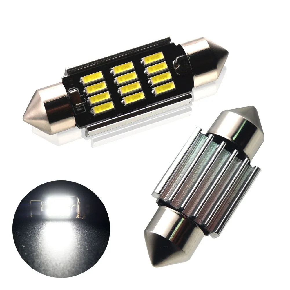 2x без ошибок гирлянда 36 мм светодиодный светильник C5W 4014 SMD лампа автомобильный