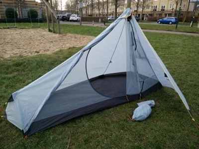 0.65 КГ 3F UL Передач Бесштоковый Палатки Ultralight 15D Силиконовые Один Человек Палатки Кемпинга 1 Чел 3 Сезон С След 3 Цветов туристическая палатка палатка туристическая пляжный тент - Цвет: Gray